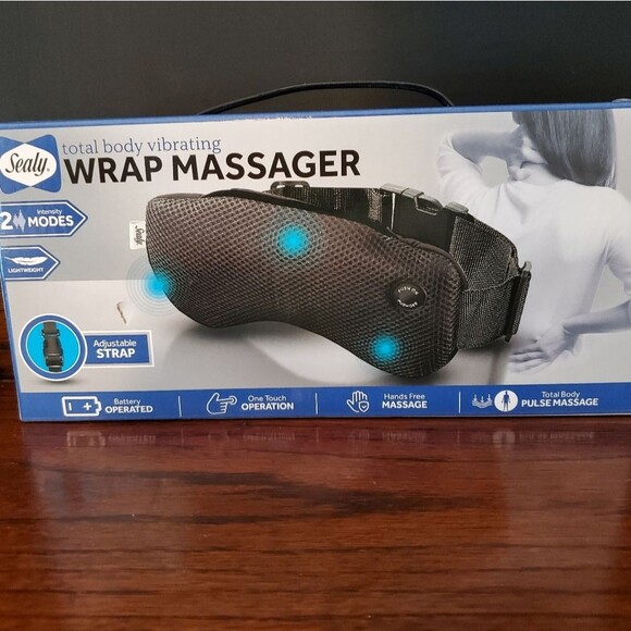 Sealy Total Body Vibrating Wrap Massage Therapy - Picture 2 of 8